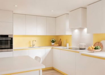 Bringing Light into a Kitchen with Dark-Stained Cabinets